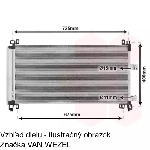 Chladiče klimatizácie POLCAR 2334K82X - obr. 2