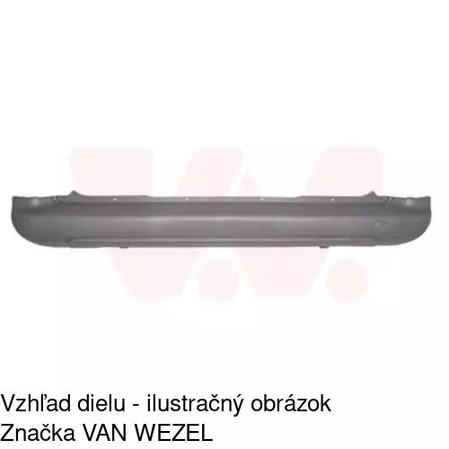 Zadný nárazník POLCAR 2352961J - obr. 1