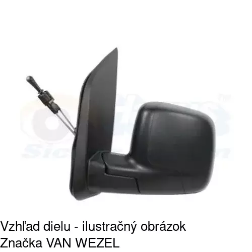 Vonkajšie zrkadlo POLCAR 2391511E