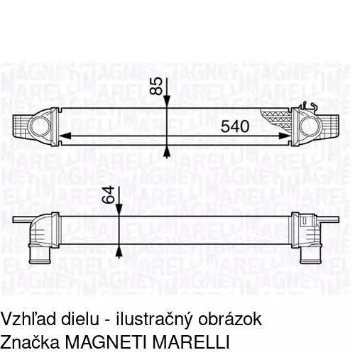 Chladiče vzduchu (Intercoolery) POLCAR 2391J8-1 - obr. 2