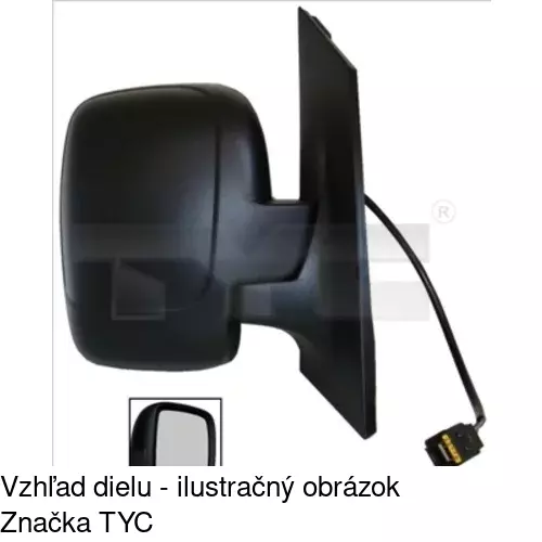 Vonkajšie zrkadlo POLCAR 2396517E - obr. 4