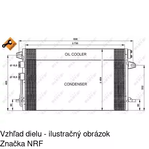 Chladiče klimatizácie POLCAR 2421K8C2S