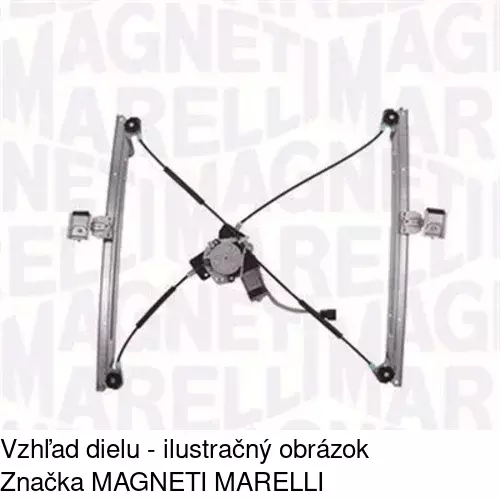 Elektrický mechanizmus okna dverí POLCAR 2421PSE1 - obr. 2