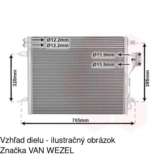 Chladiče klimatizácie POLCAR 2422K8C1S - obr. 2