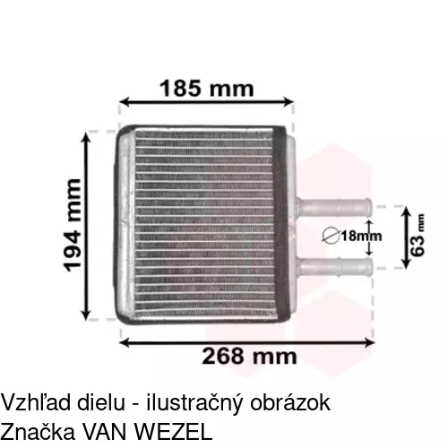 Radiátory POLCAR 2500N8-1 - obr. 3