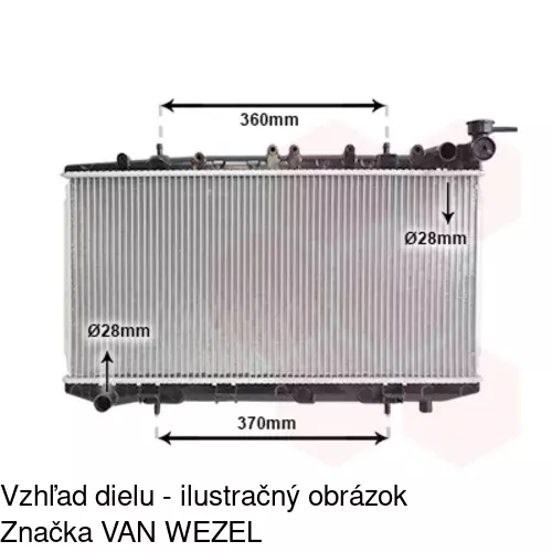 Chladiče vody POLCAR 272908-2 - obr. 1