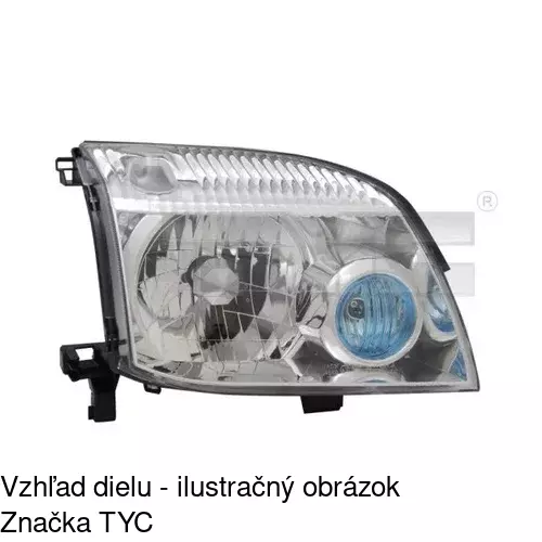 Hlavný reflektor POLCAR 2746100E