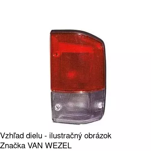 Zadné svetlo POLCAR 2775881E - obr. 1