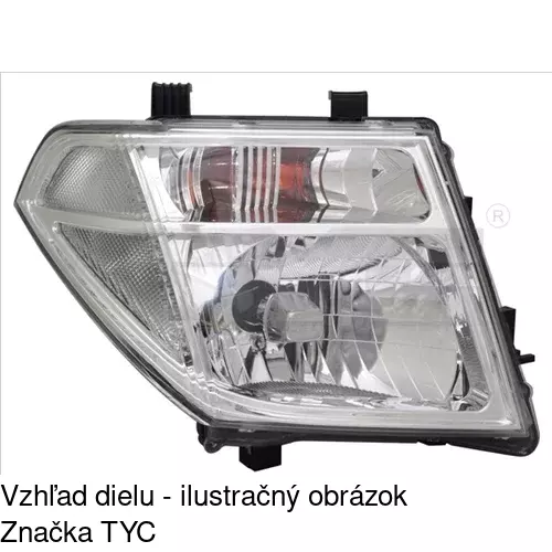 Hlavný reflektor POLCAR 278210-E