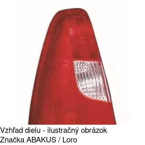 Zadné svetlo POLCAR 280087-4 - obr. 1