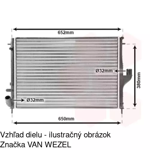 Chladiče vody POLCAR 282008-2 - obr. 3