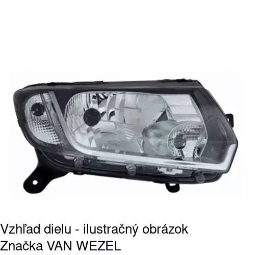 Hlavný reflektor POLCAR 28B210-E - obr. 4