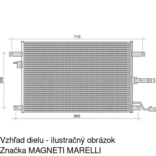 Chladiče klimatizácie 2924K8C1S /POLCAR/