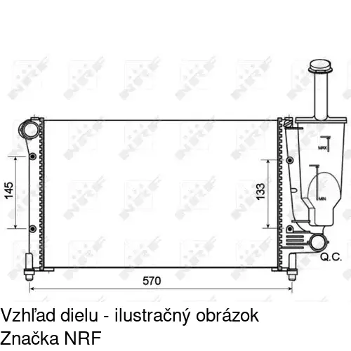 Chladiče vody POLCAR 300308A5