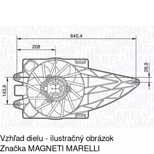 Ventilátory chladičov POLCAR 300323W4 - obr. 2