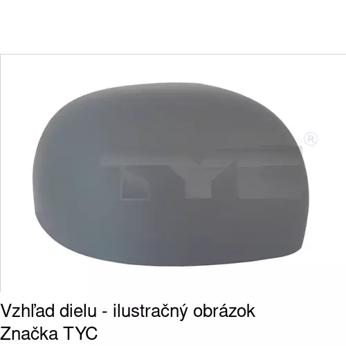 Rám vonkajšieho zrkadla POLCAR 300354P1M - obr. 4