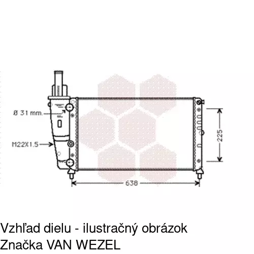 Chladiče vody POLCAR 30170803 - obr. 3