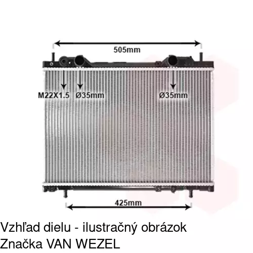 Chladiče vody POLCAR 301808A6 - obr. 4