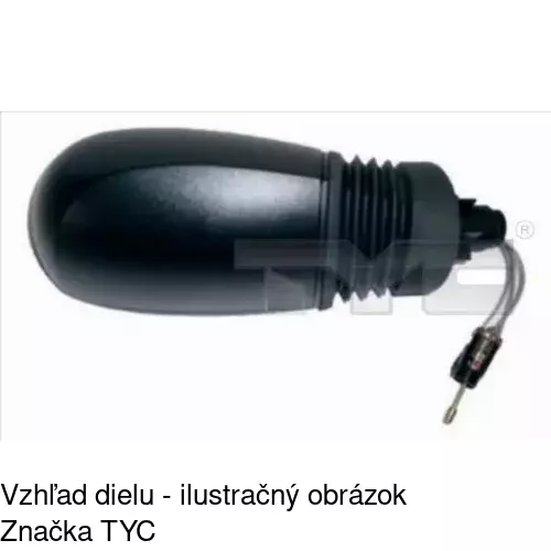 Vonkajšie zrkadlo POLCAR 3022511E - obr. 1