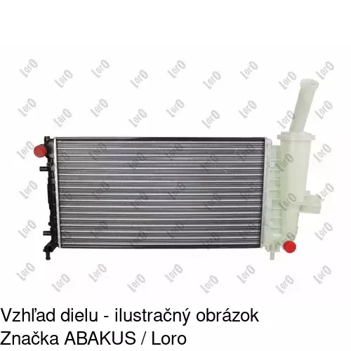 Chladiče vody POLCAR 302308A1 - obr. 2