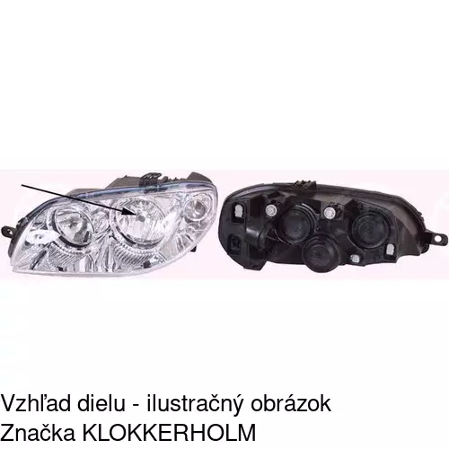 Hlavný reflektor POLCAR 3023100E - obr. 2