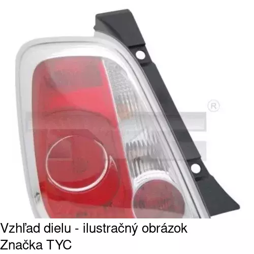 Zadné svetlo POLCAR 303587-U