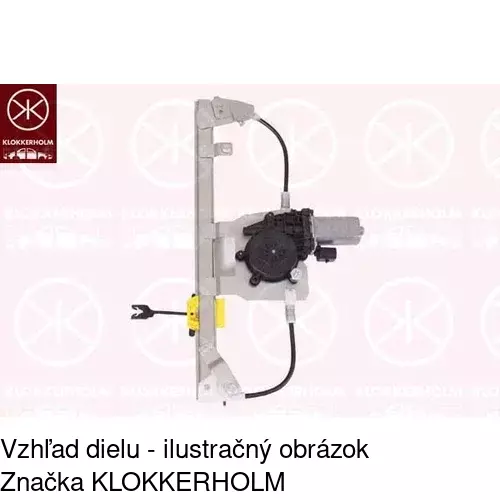 Elektrický mechanizmus okna dverí POLCAR 3035PSE2