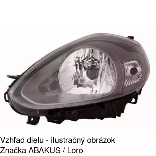 Hlavný reflektor POLCAR 3036101E - obr. 4