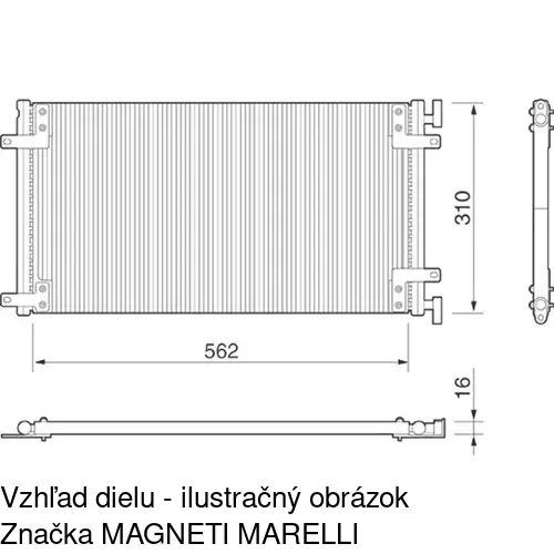 Chladiče klimatizácie POLCAR 3040K8C1