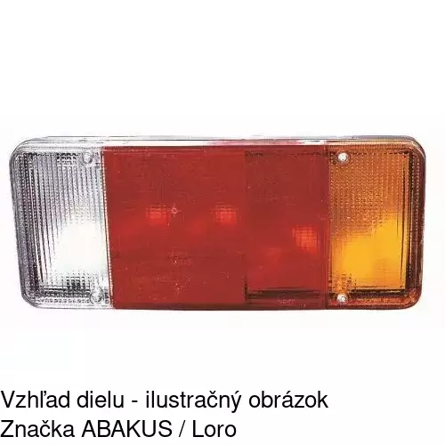 Zadné svetlo POLCAR 3050886E - obr. 1