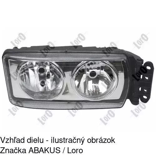 Hlavný reflektor POLCAR 305609-E - obr. 5