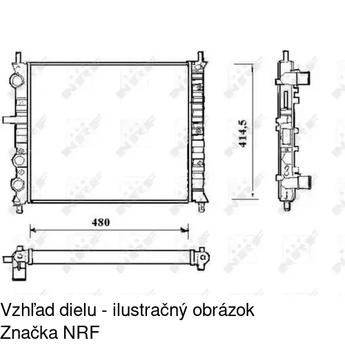 Chladiče vody POLCAR 306508-3