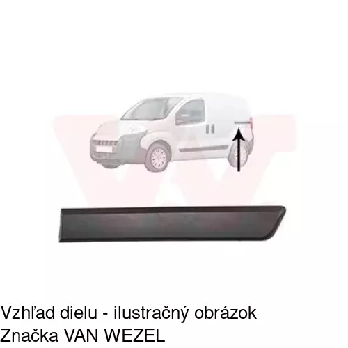 Lišta dverí POLCAR 30850042