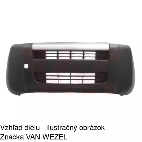 Predný nárazník POLCAR 308507-J - obr. 1