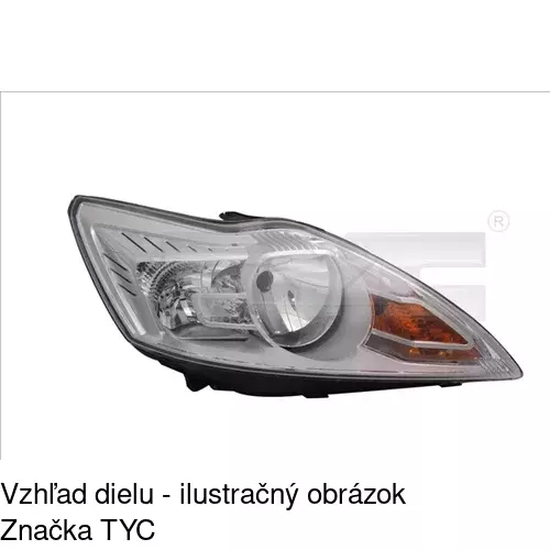 Hlavný reflektor POLCAR 320509-T