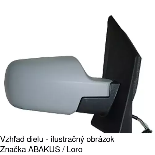 Vonkajšie zrkadlo POLCAR 3212515E