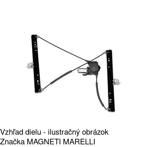 Elektrický mechanizmus okna dverí POLCAR 3212PSE1 - obr. 4