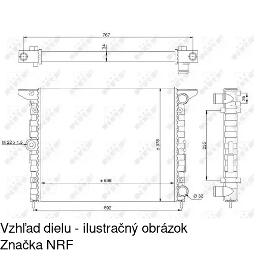 Chladiče vody POLCAR 324008-1