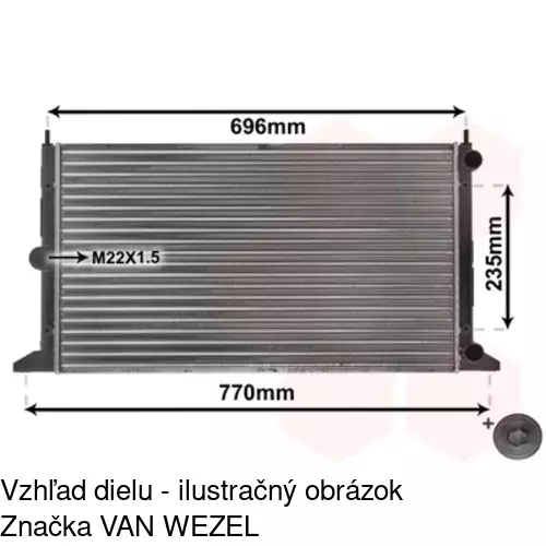 Chladiče vody POLCAR 324008A3 - obr. 5