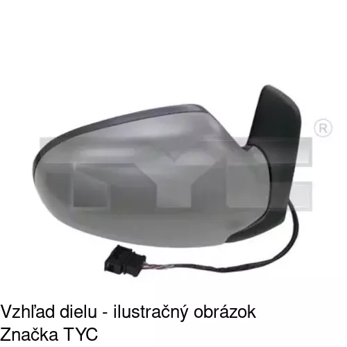 Vonkajšie zrkadlo POLCAR 3241515E