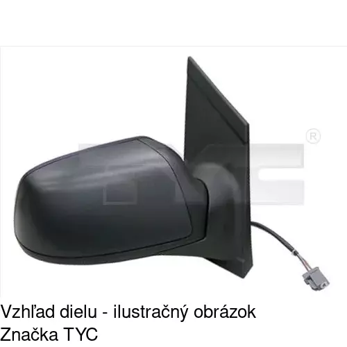 Vonkajšie zrkadlo POLCAR 3258517E - obr. 5