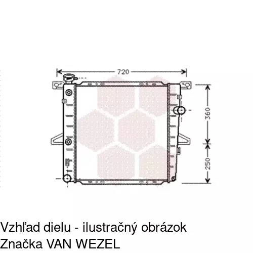 Chladiče vody 327008-3 /POLCAR/ - obr. 2