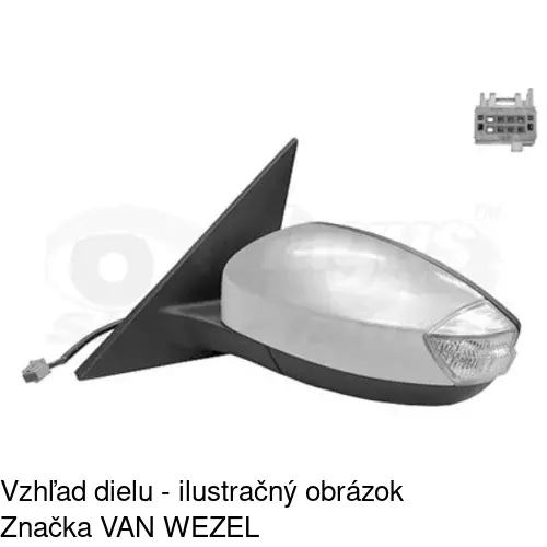 Vonkajšie zrkadlo 32755110E /POLCAR/ - obr. 1