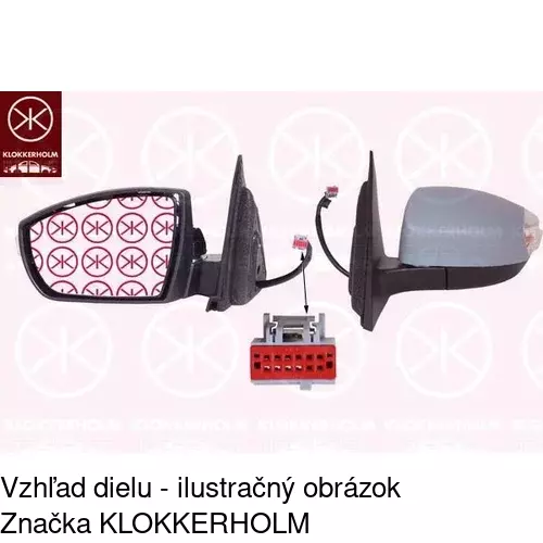 Vonkajšie zrkadlo POLCAR 3280523E - obr. 1