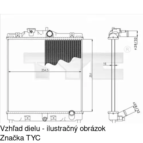 Chladiče vody POLCAR 380708-6