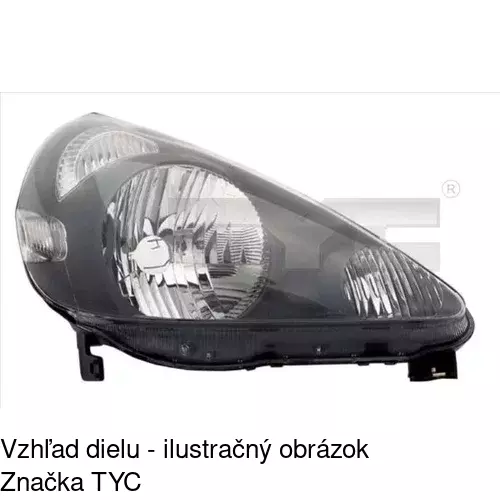 Hlavný reflektor POLCAR 3835091E