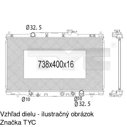 Chladiče vody POLCAR 387608-2