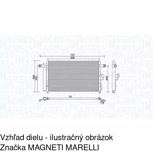 Chladiče klimatizácie POLCAR 4007K8C3