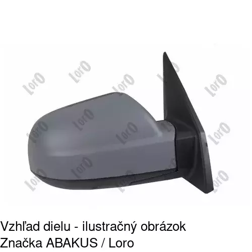 Vonkajšie zrkadlo POLCAR 4047523S