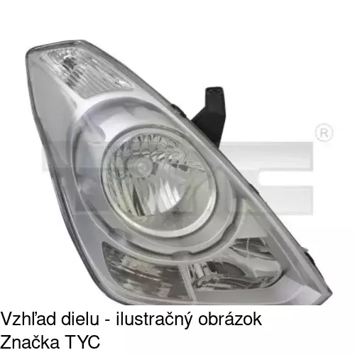 Hlavný reflektor POLCAR 406410-E - obr. 1